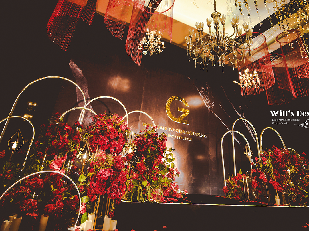 爱尔语典   红金色西式婚礼