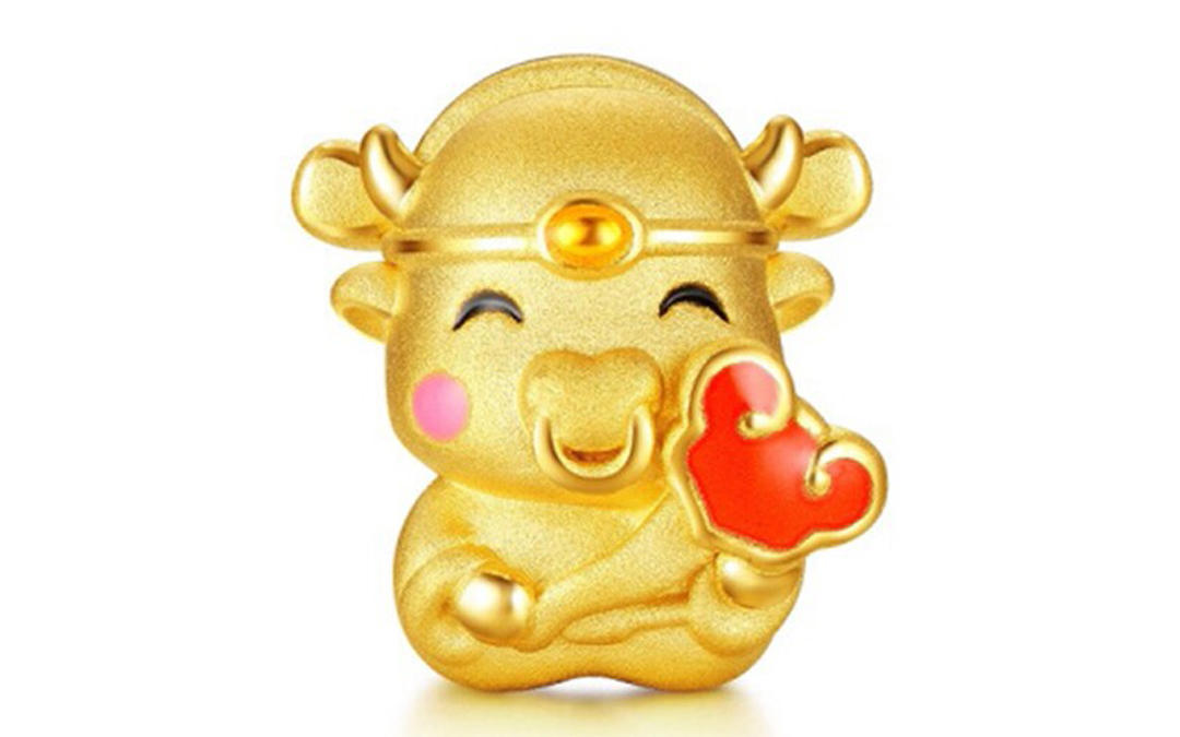 贺岁小牛官运亨通系列金饰