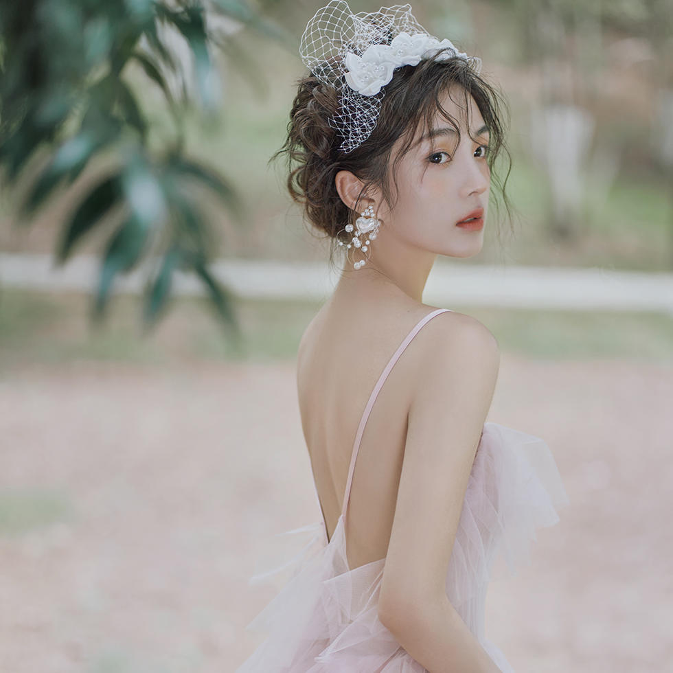 卡奇视觉全新风格*彩纱森系婚纱照