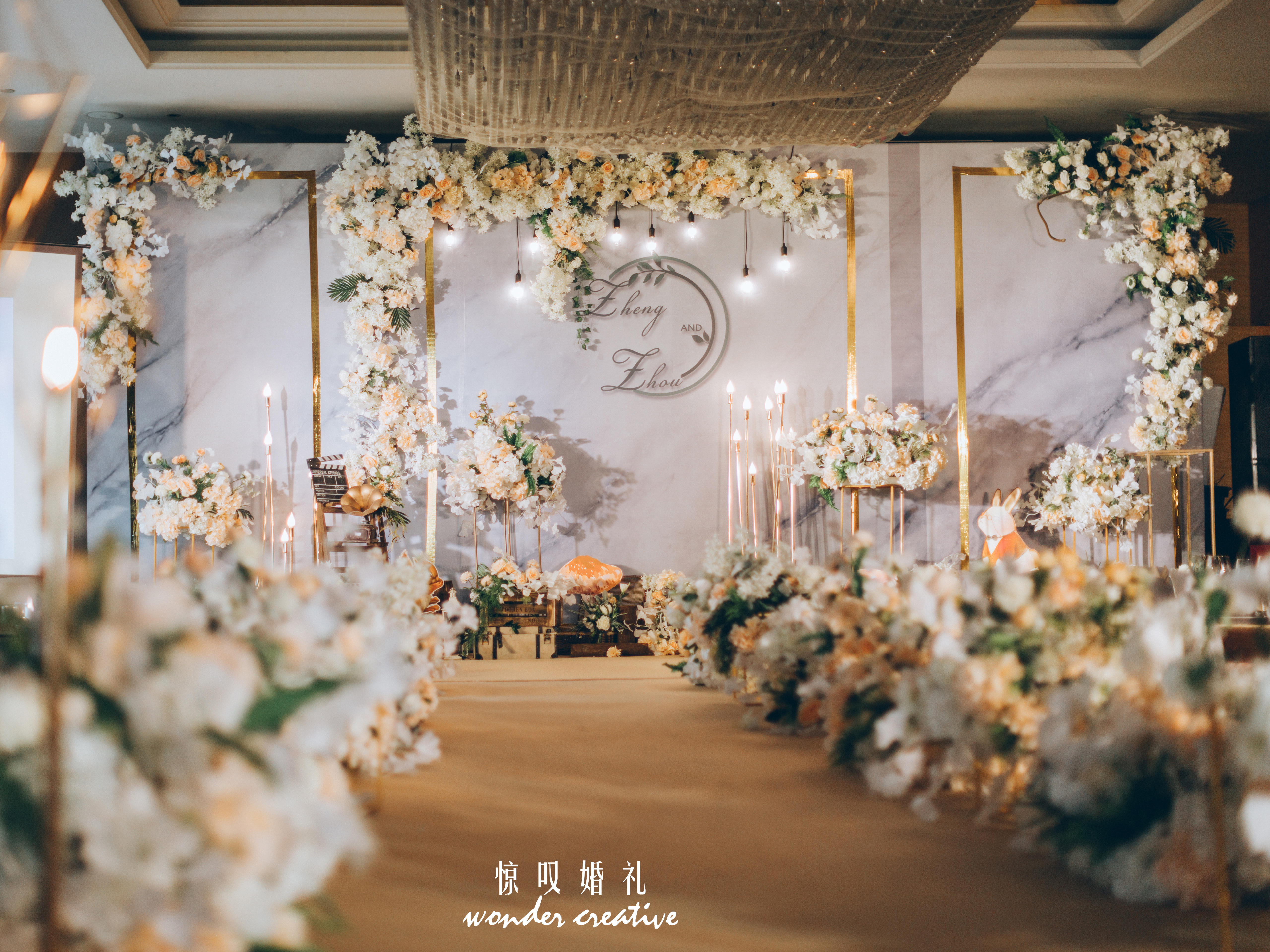 【小预算系列】自然浅香槟色小清新婚礼