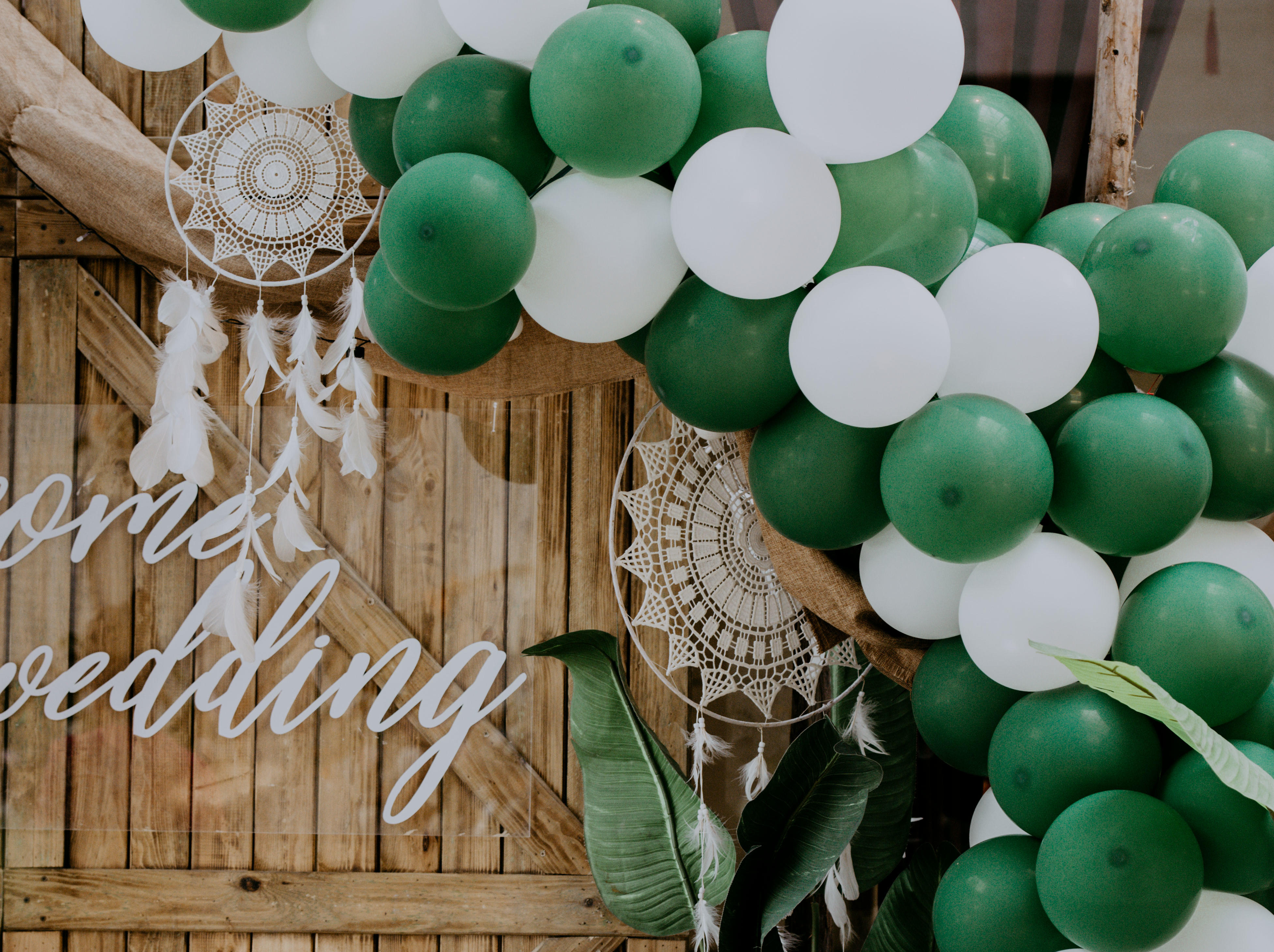 好日子婚礼定制-橙绿色森系简洁婚礼