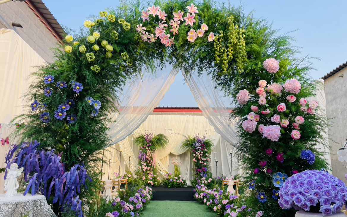 【驻马店鑫囍婚礼】庭院小清新布鳗低预算婚礼