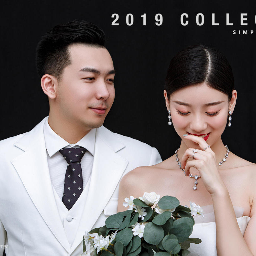 优雅大气 【100%真实客片】 优雅缎面婚纱