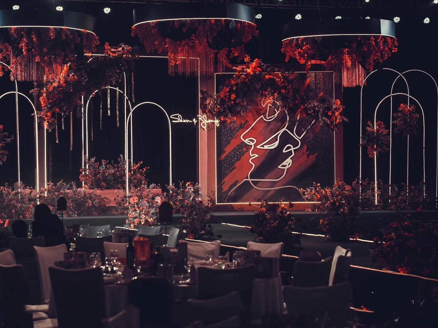 【良景花意】 全真花|黑与红