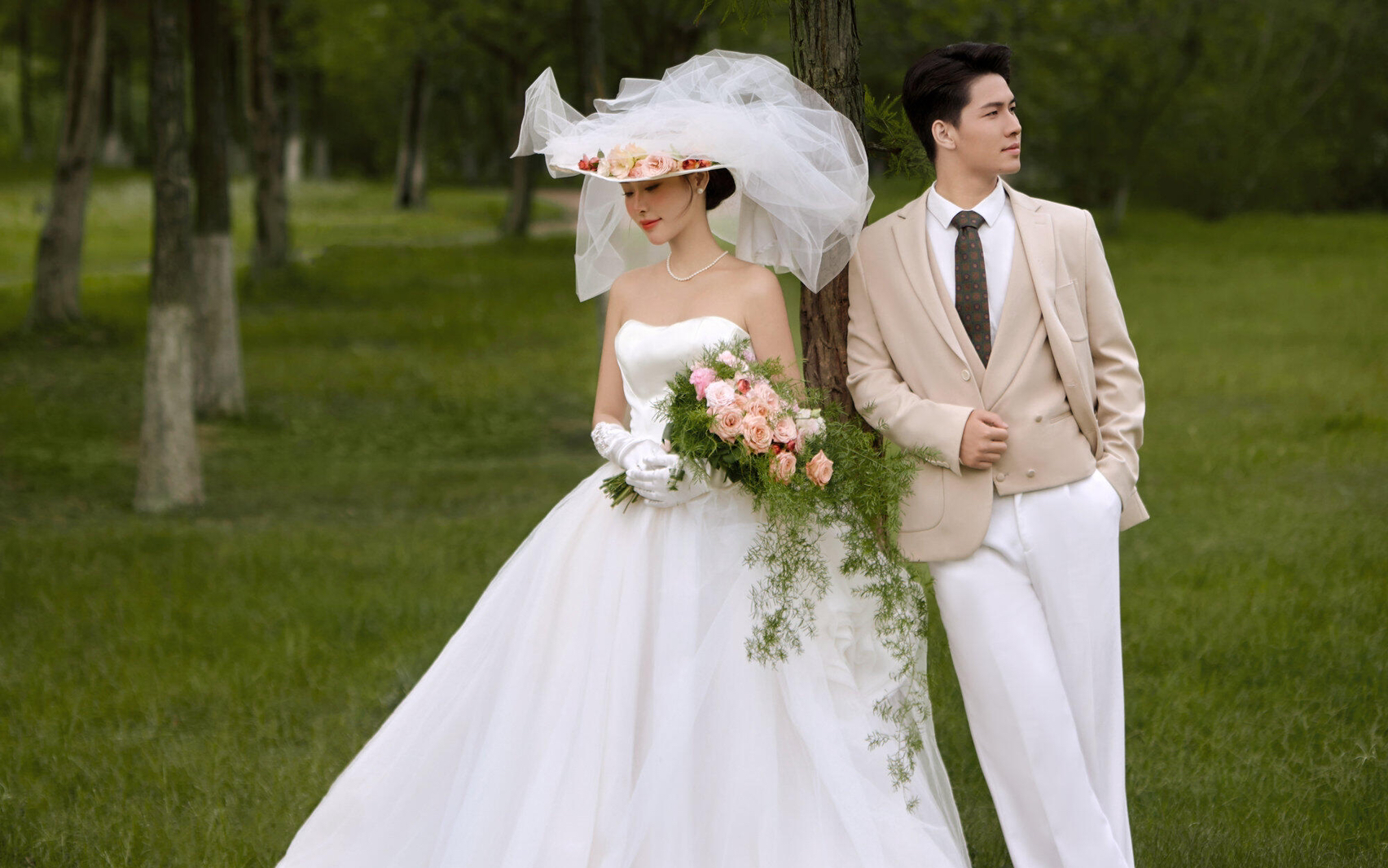 法式婚纱照每一帧都美到心尖上！