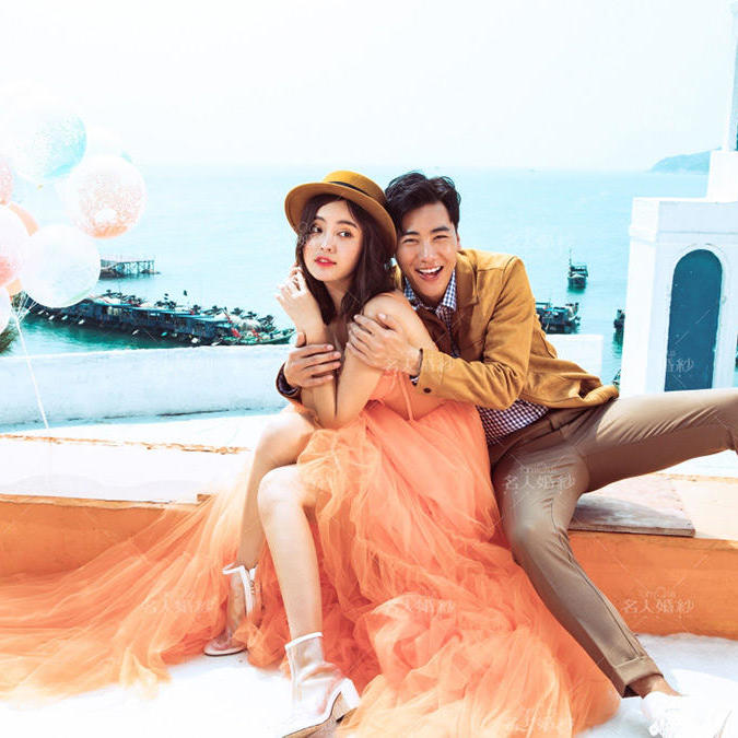 浪漫海景【梦幻恋曲】轻旅拍婚纱照+创意玩拍