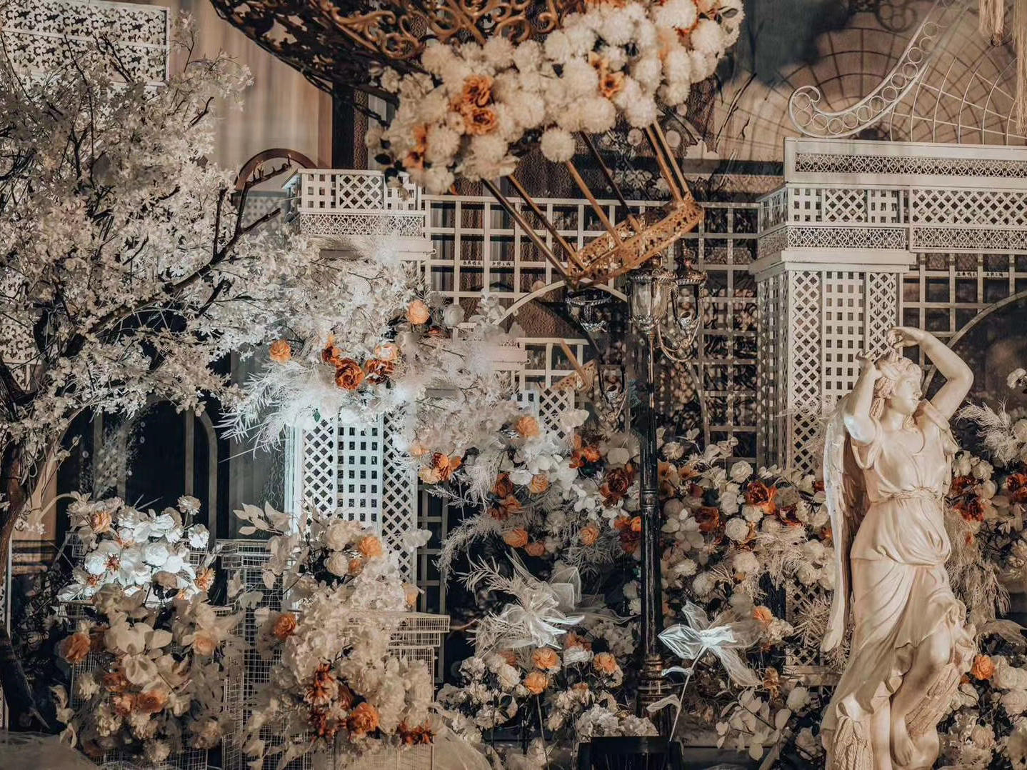 【含四大】欧式奢华宫廷风主题婚礼&含吊顶