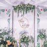 室内白绿系婚礼--【九溪婚礼定制】