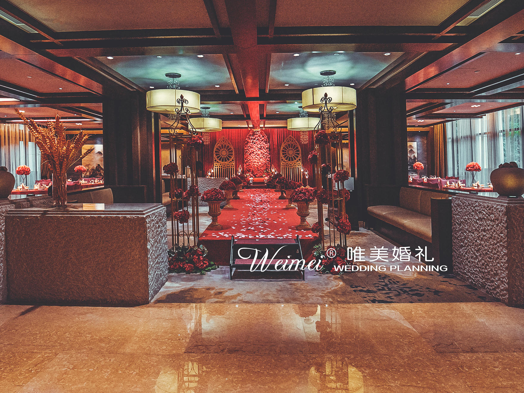 「唯美婚礼」| 如烈焰玫瑰般的爱情