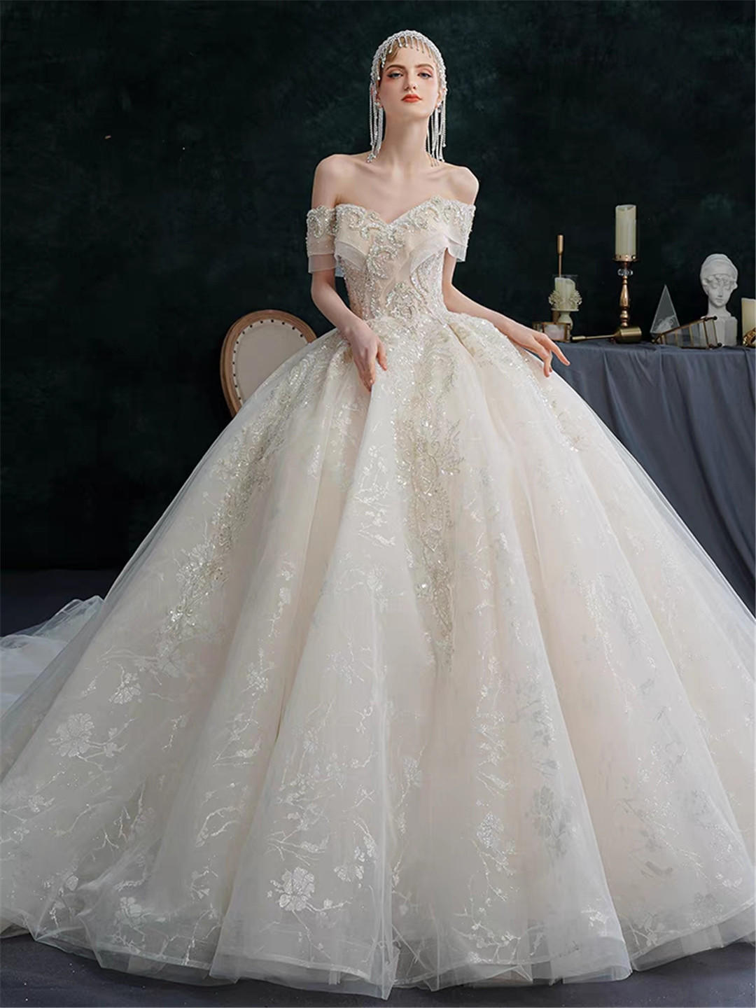 LOVE婚纱礼服租赁+中式秀禾12件套 