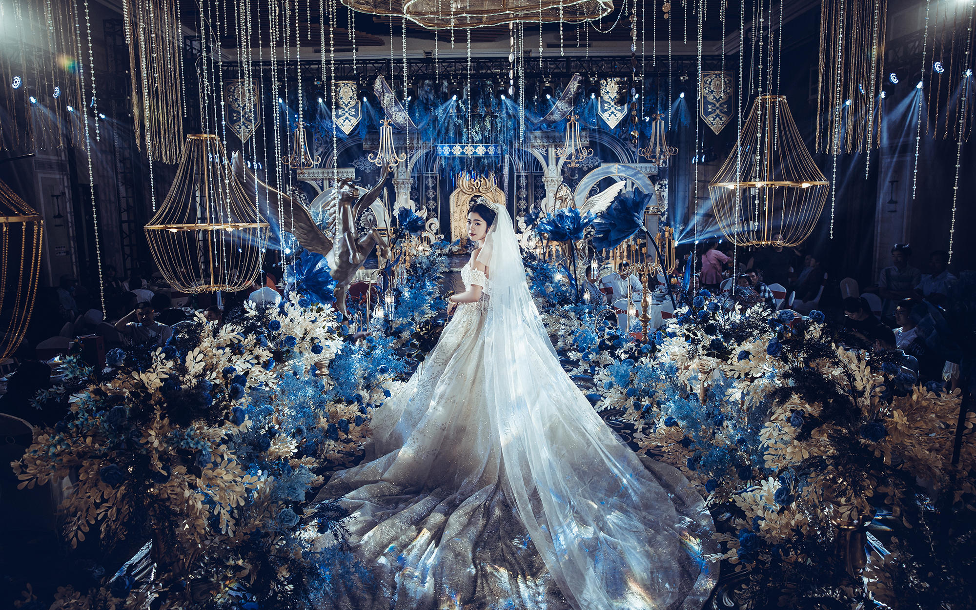 轻奢婚礼策划『花都』长乐大酒店-『蓝金盛宴』
