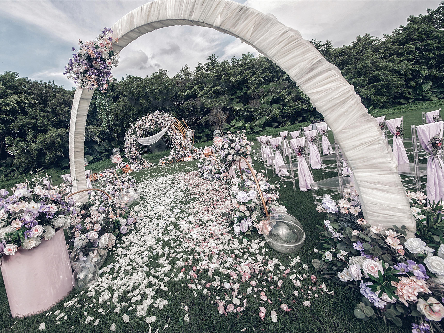 【Wedding Plus】紫色唯美婚礼布置