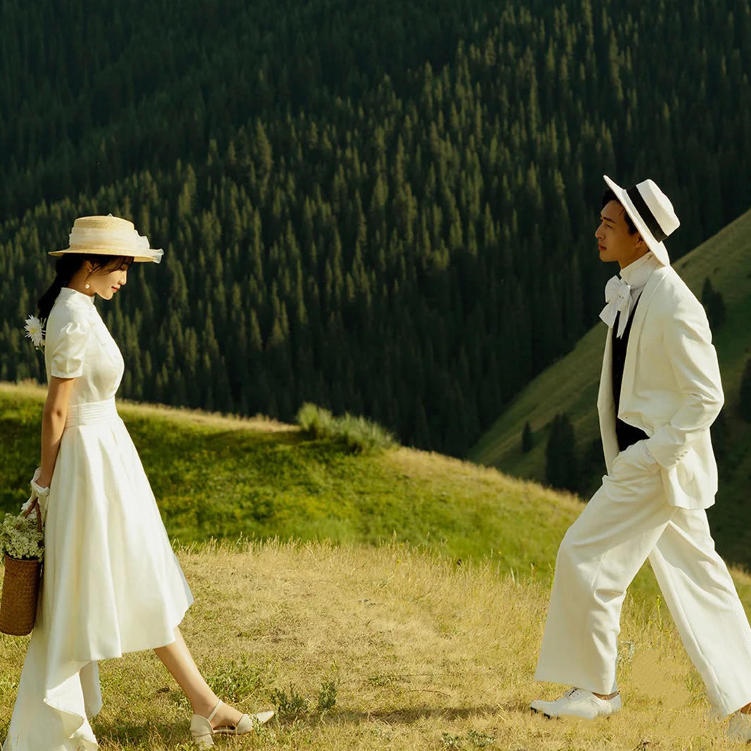 婚纱照私人定制+一费全包+包含内外景