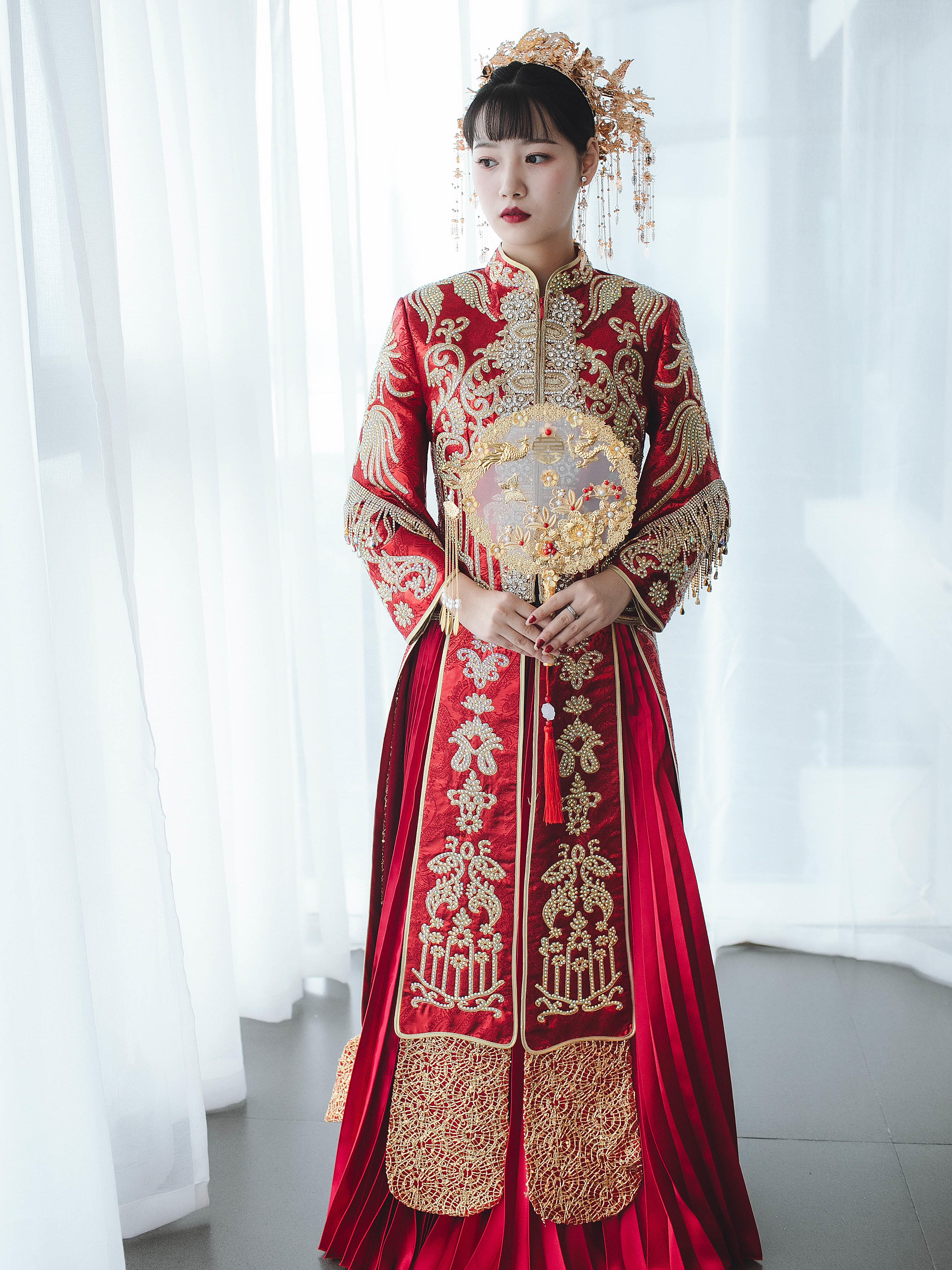 【中式必选2件套】中式嫁衣+伴娘服