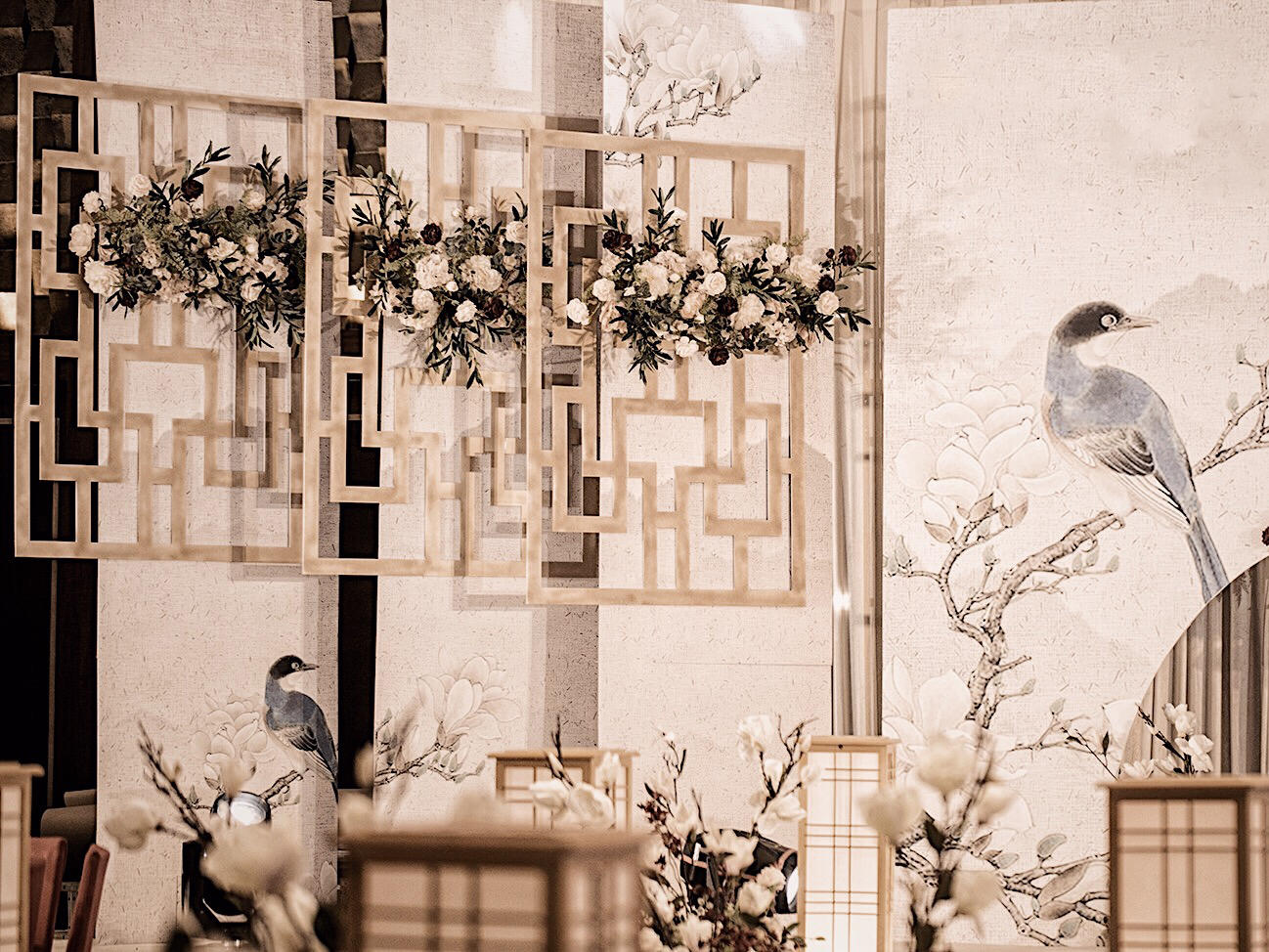 【万紫千红婚礼】香槟色中式婚礼