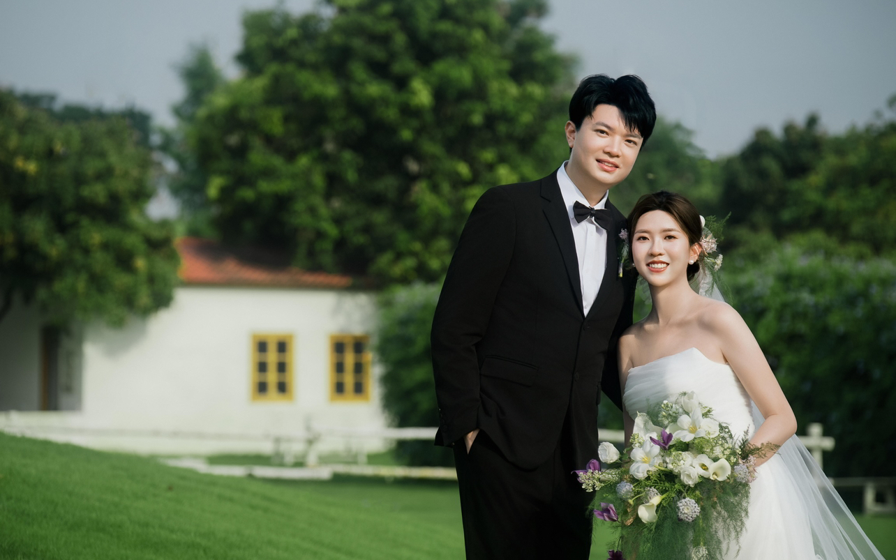 草坪系列婚紗照客片欣賞！石家莊婚紗照推薦商家
