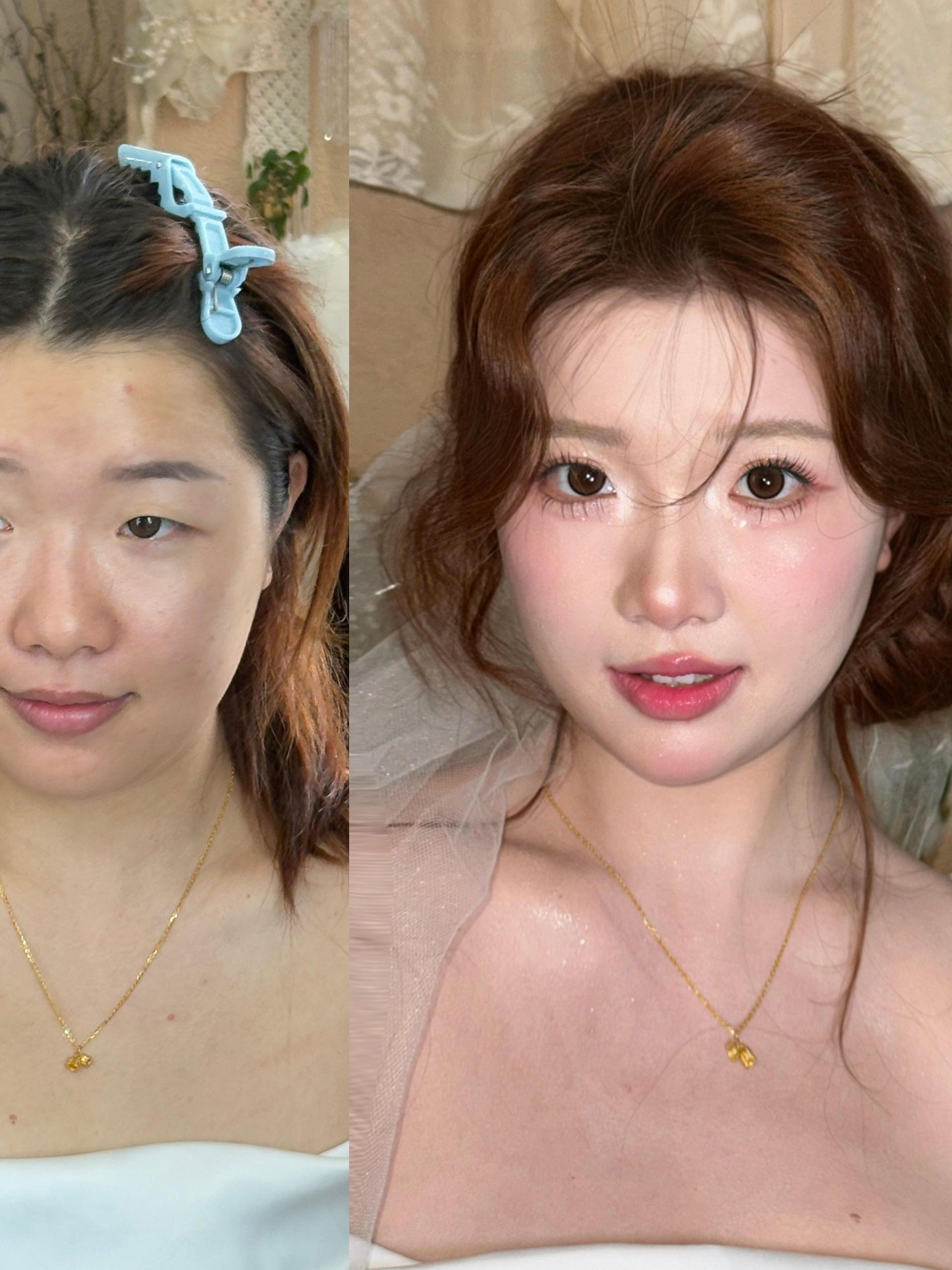 韩系白开水新娘妆清透又气质
