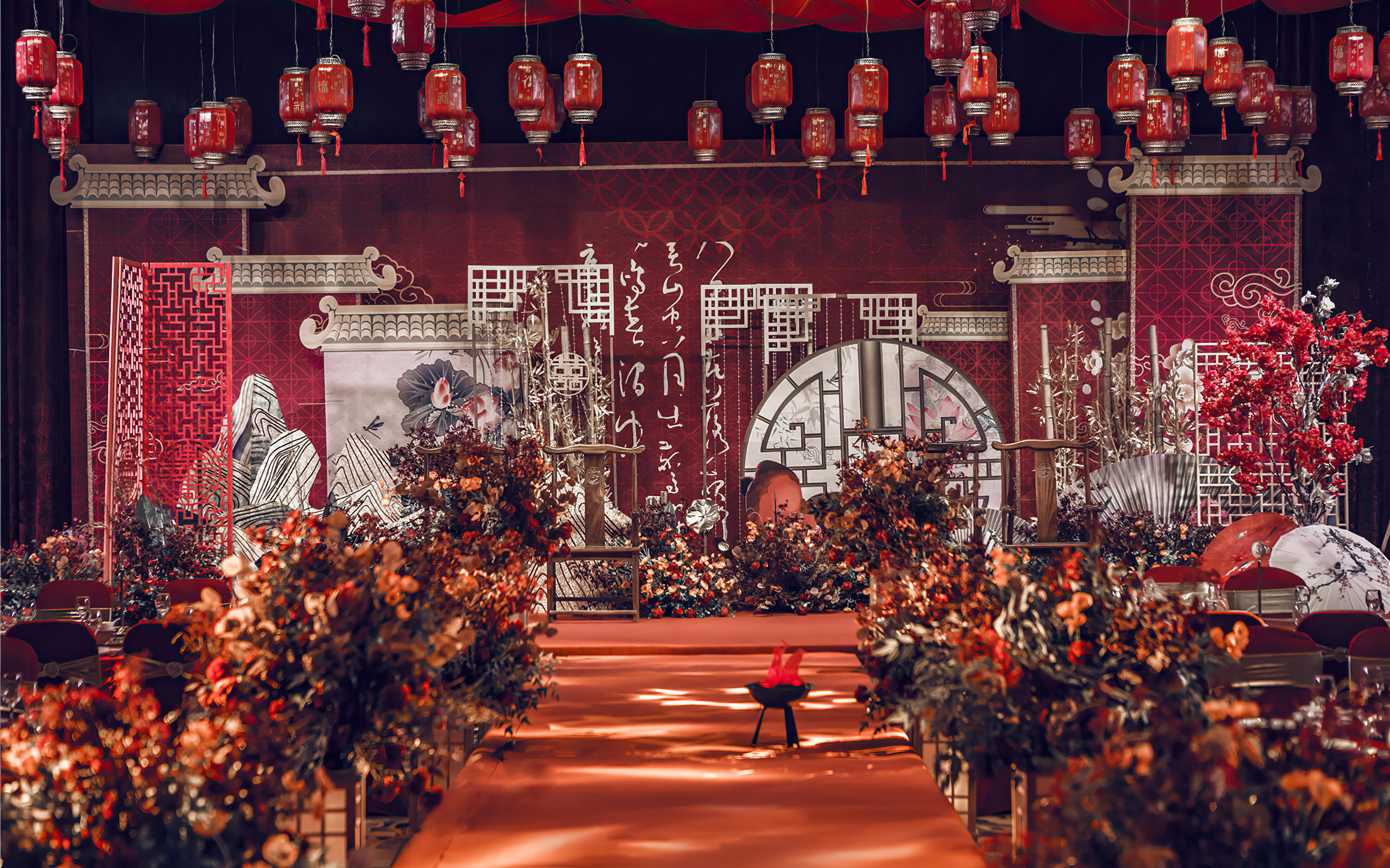 奢华梦幻中式婚礼   大气中国红