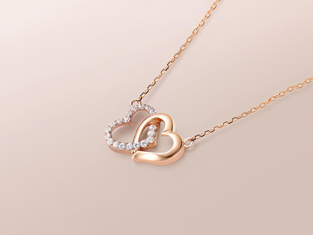 dr结婚礼物sweetie心心相印套链项链