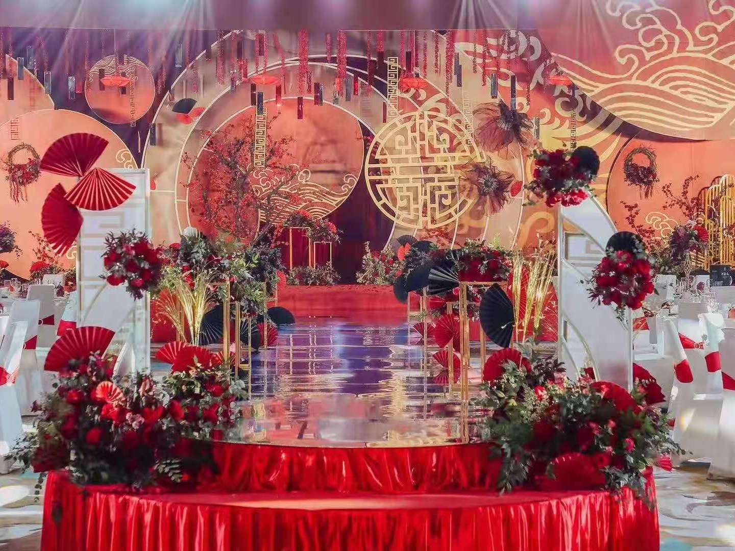 盛世婚典中国红喜庆主题婚礼