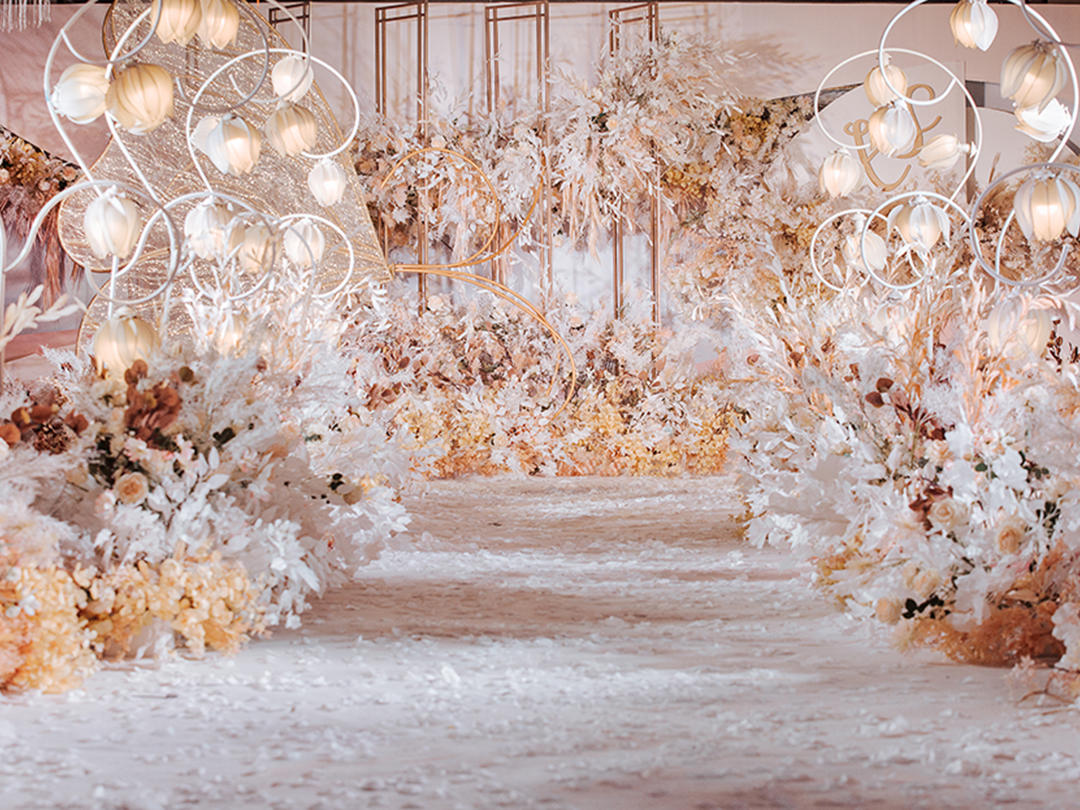 【独角兽婚礼宴会设计】飞蝶的秘密花园-新人避风港