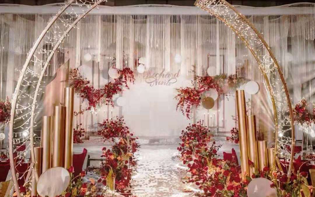 红色婚礼摄像客片展示   