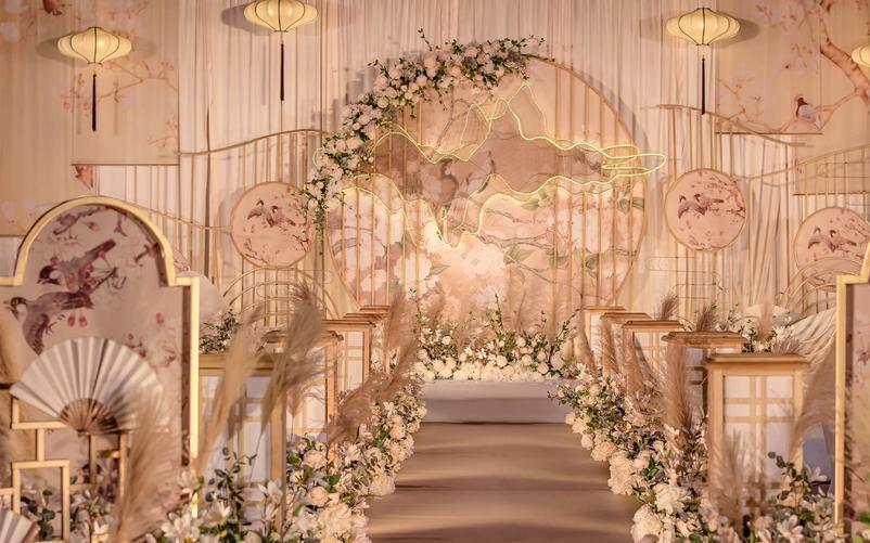 新中式《绮梦》香槟金婚礼●反射光婚礼