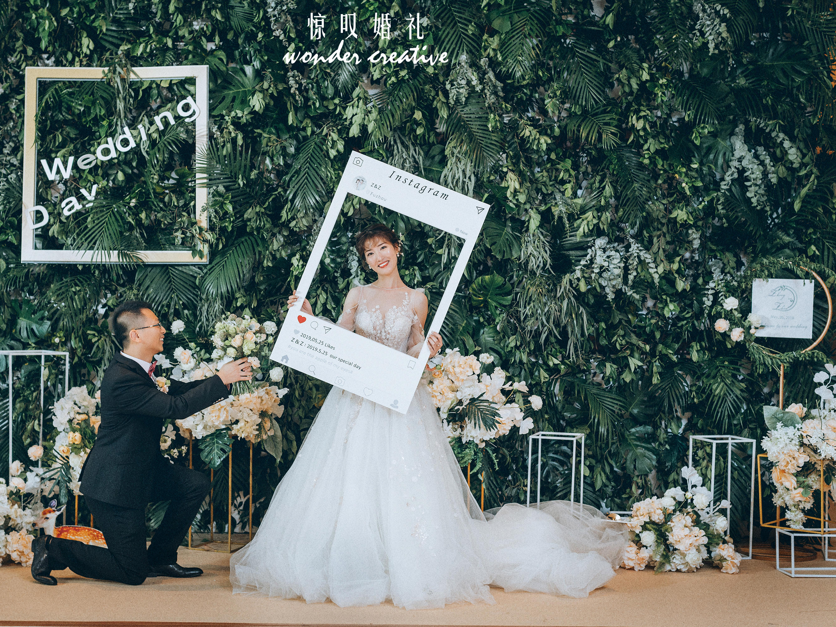 【小预算系列】自然浅香槟色小清新婚礼