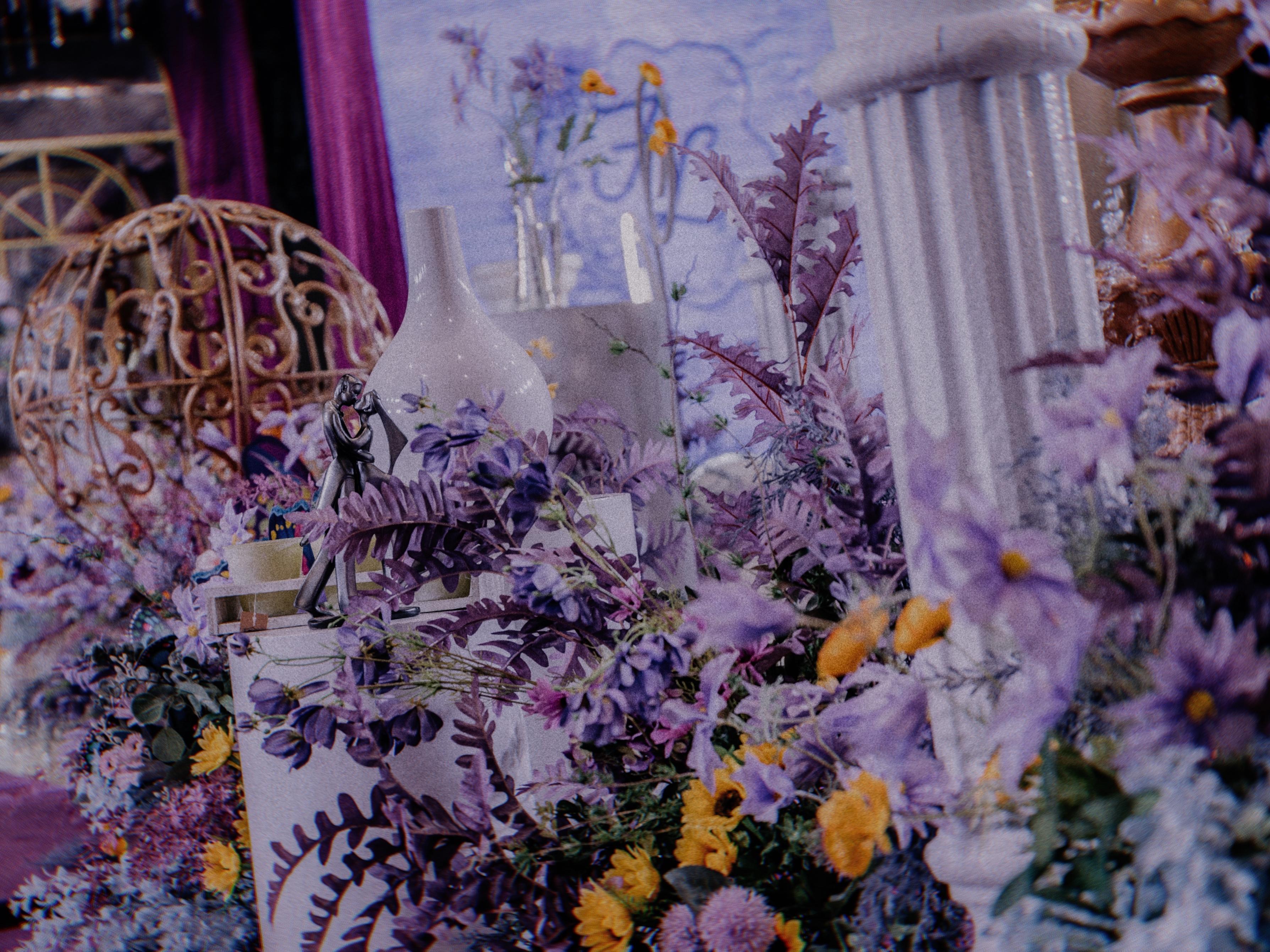 紫色婚礼——闯进莫奈的世界