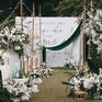 『和壹婚礼』白绿轻复古户外草坪婚礼