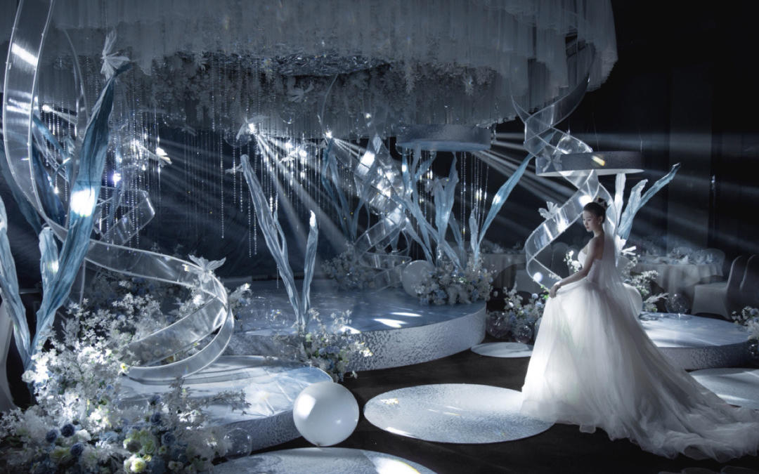 银光(白色银色婚礼)干净素雅,高级感