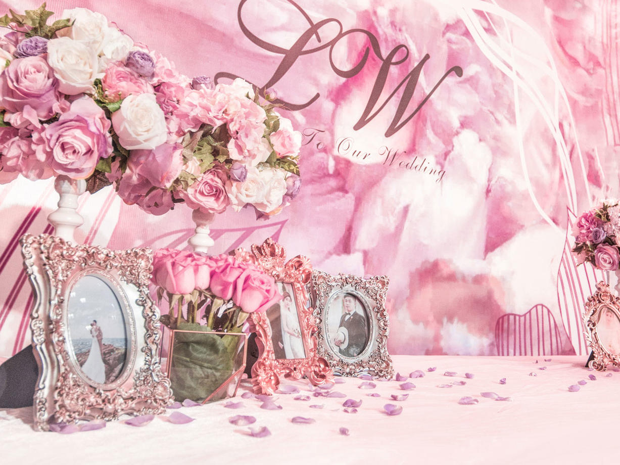 【禧上婚礼】香水 超高粉系性价比 布置+四大金刚