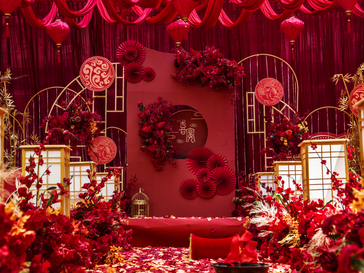 1314婚礼·大气唯美中式婚礼/户外高端中式婚礼