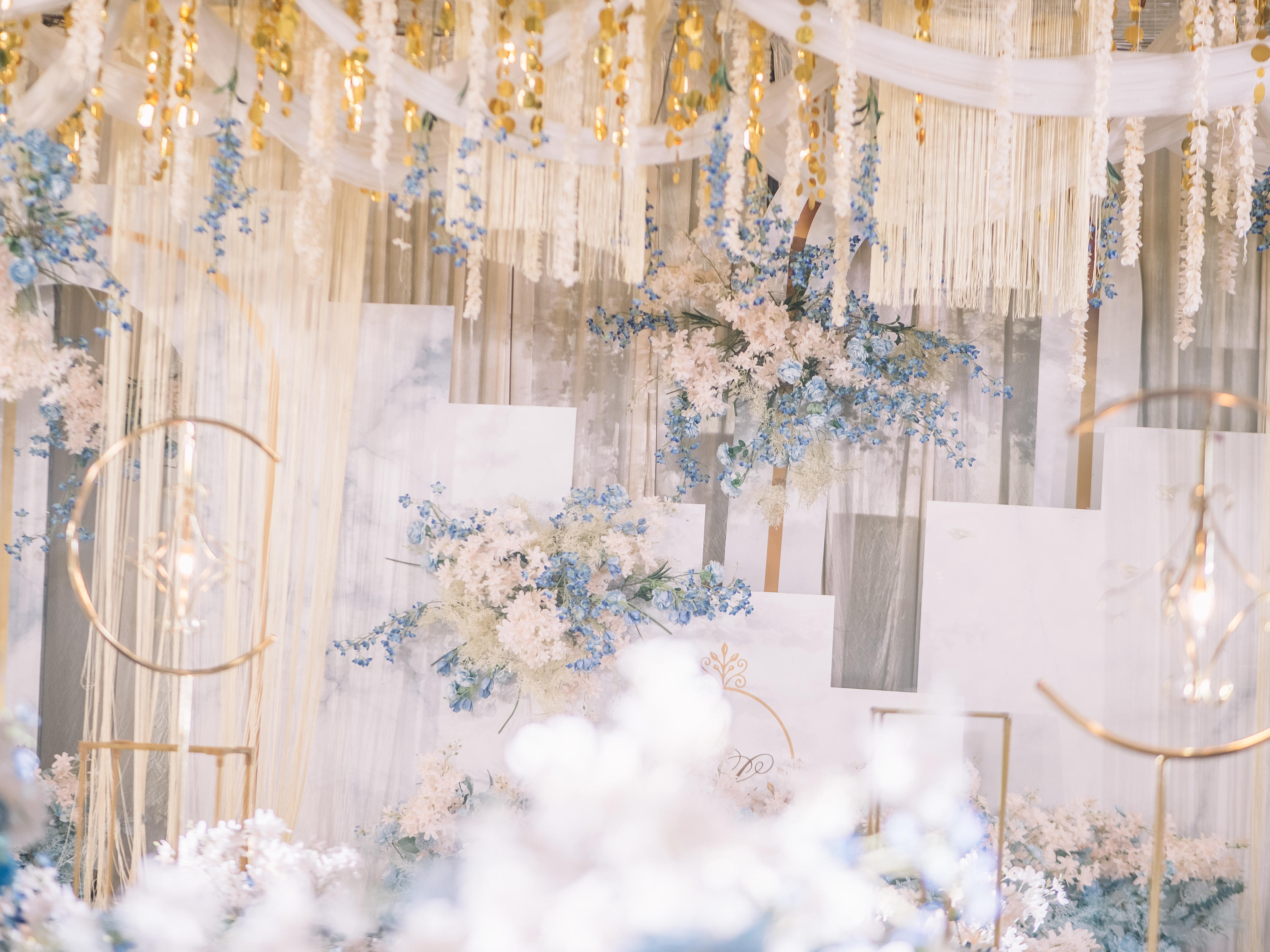 花嫁伊人  蓝色雾霾主题婚礼