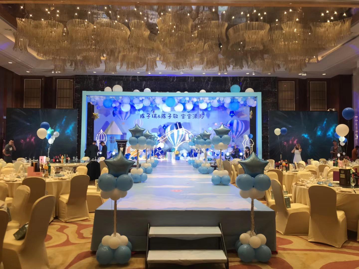 【沐午婚礼】 婚礼舞台T台酒店家里礼堂布置