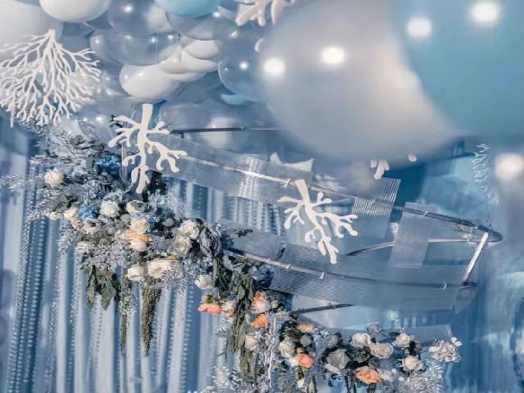 【美好婚庆】蓝白气球+超性价比