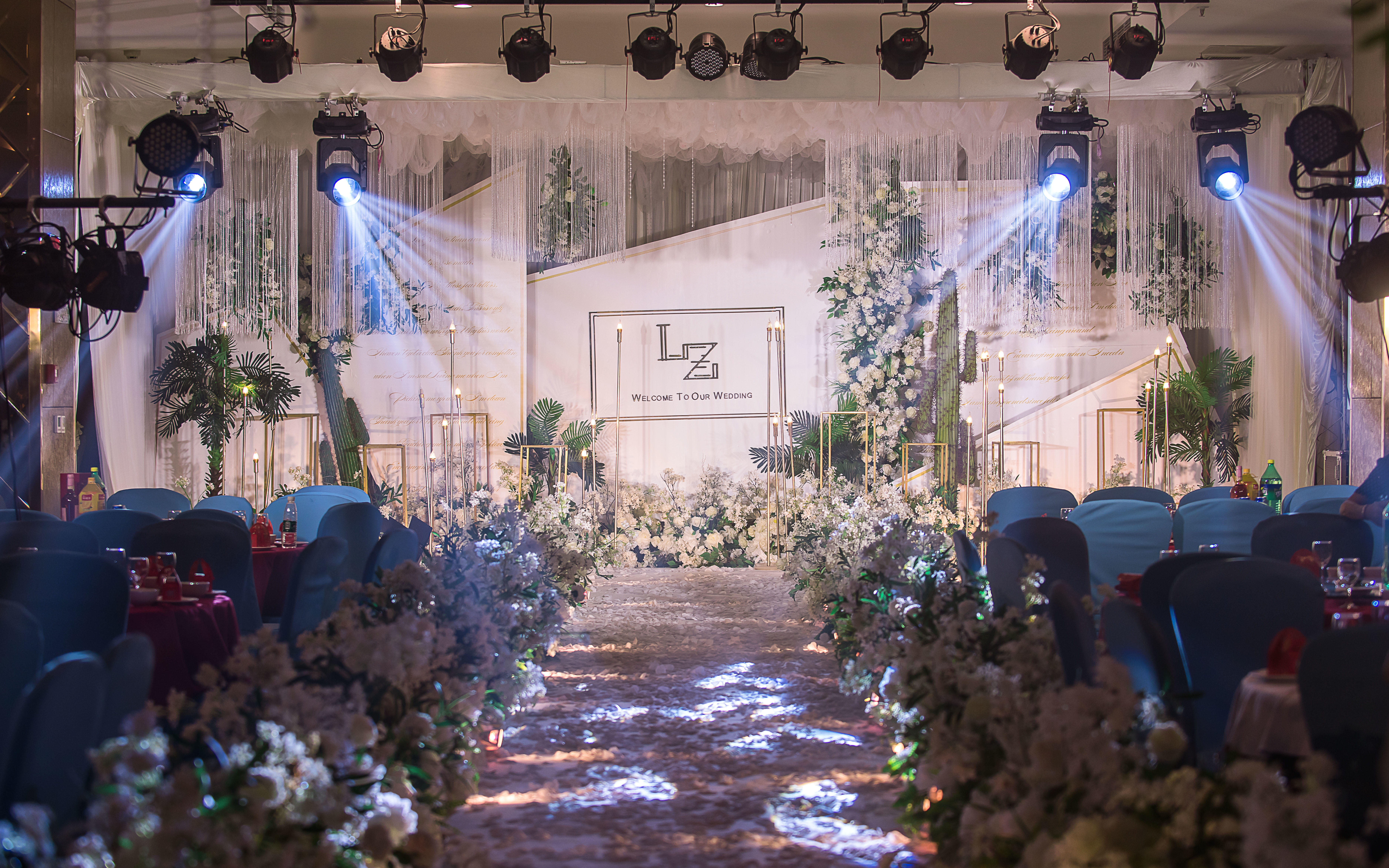 A7婚礼《白绿色系简约大气婚礼》