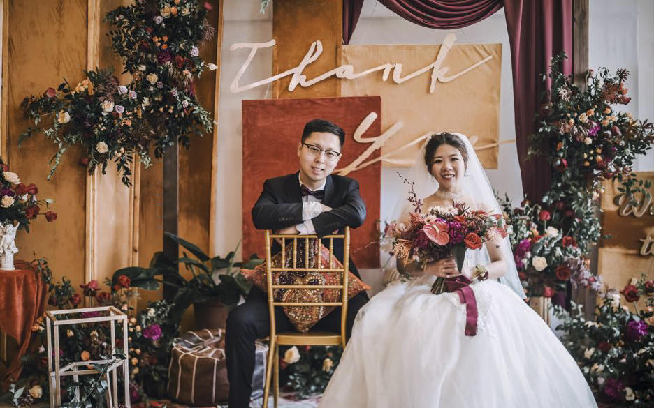 欣薇婚纱 新娘跟妆  婚礼返图 