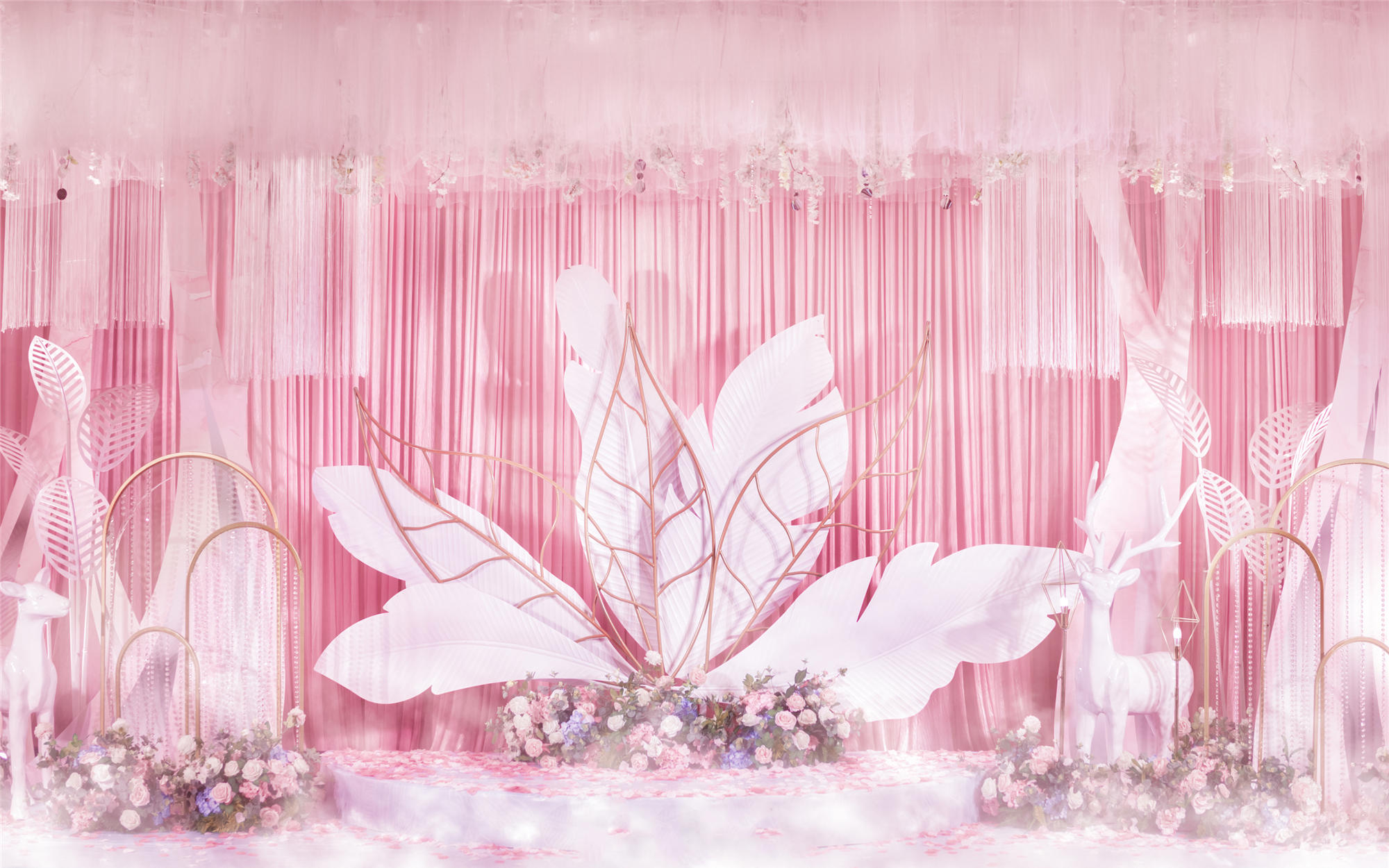 小花仙婚礼策划之 粉色梦幻婚礼 