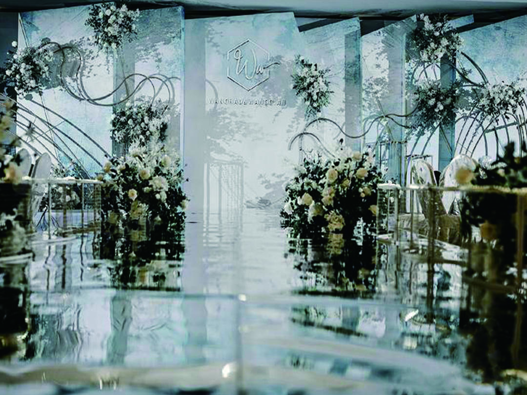 兰州桑上婚典灰蓝创意色调主题婚礼