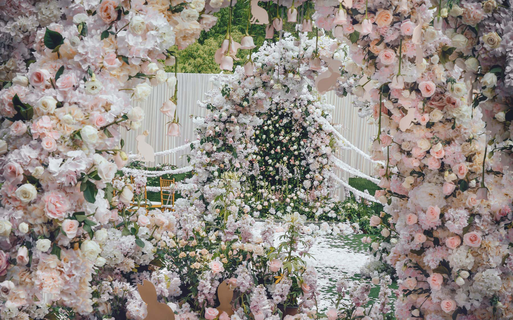 【CC婚礼设计】白粉色森系婚礼