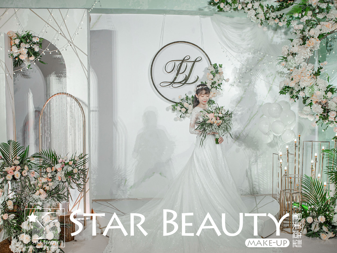 森系清新风高端专业新娘全天跟妆天河白云越秀广州