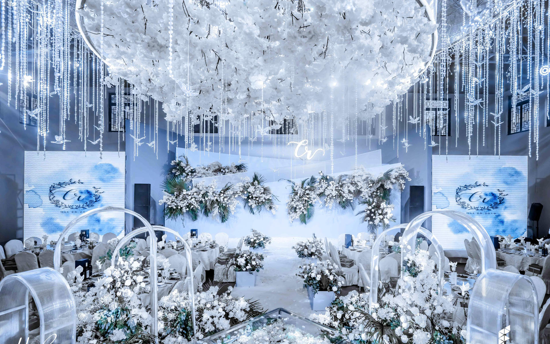 FUNHOUSE 水蓝色清新简约婚礼