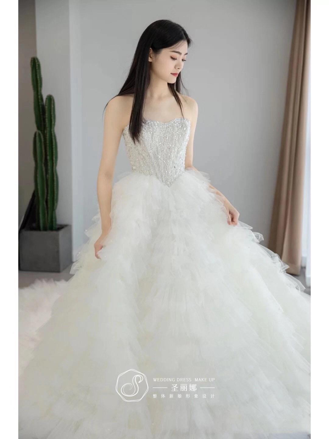 SLN|复古甜美·星轨蛋糕主纱