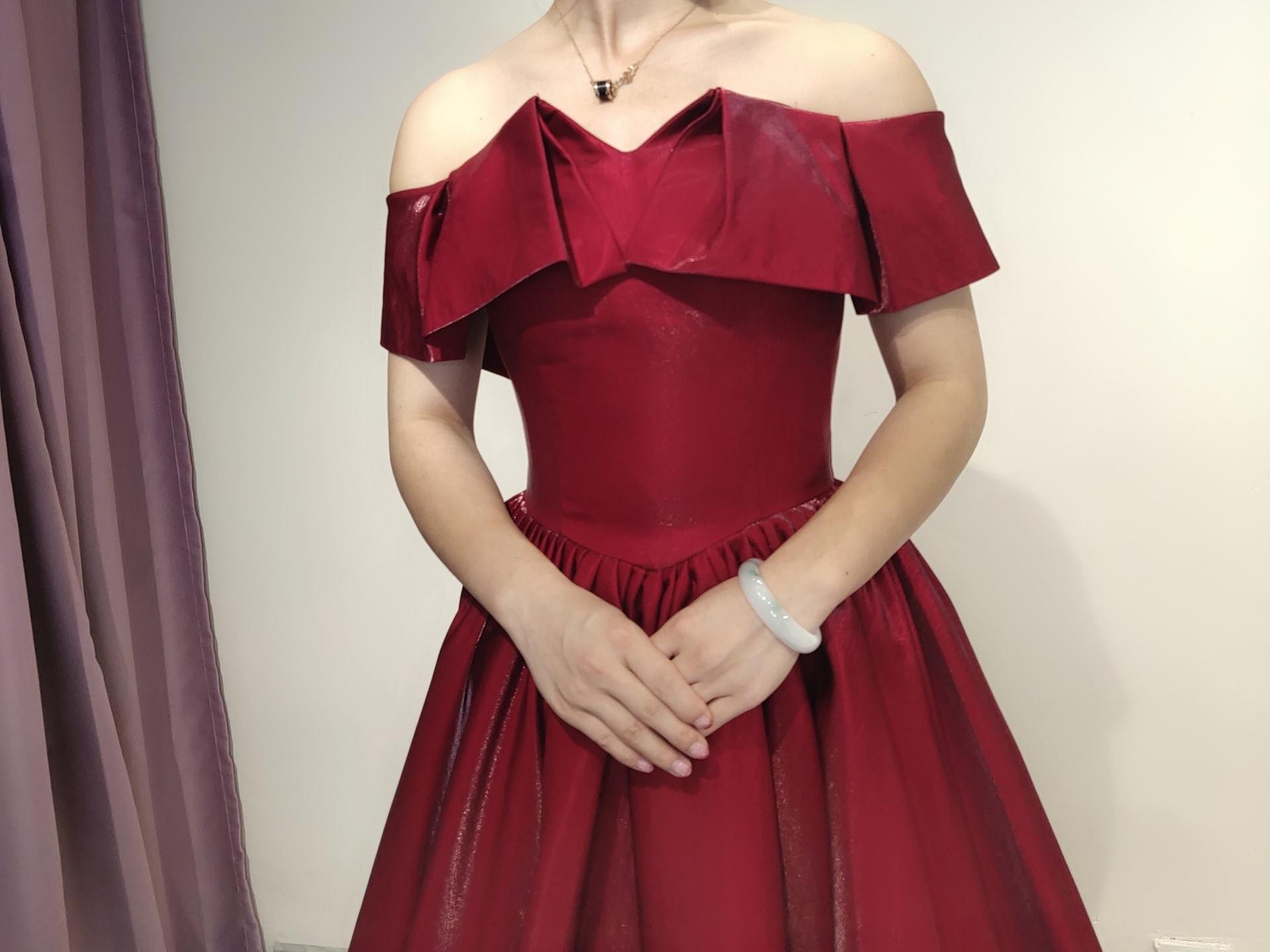 【MEET YOU遇见婚纱】新款经典缎面简约款婚