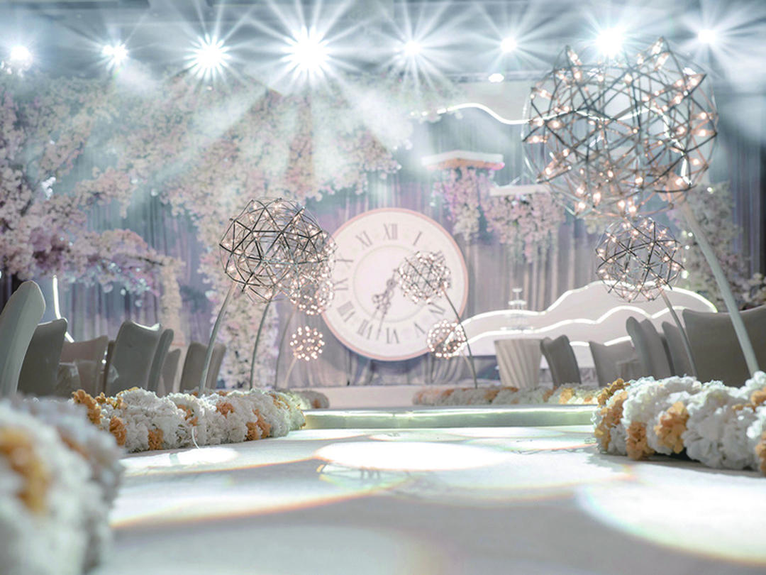 『时光轴』清新 香槟粉主题婚礼