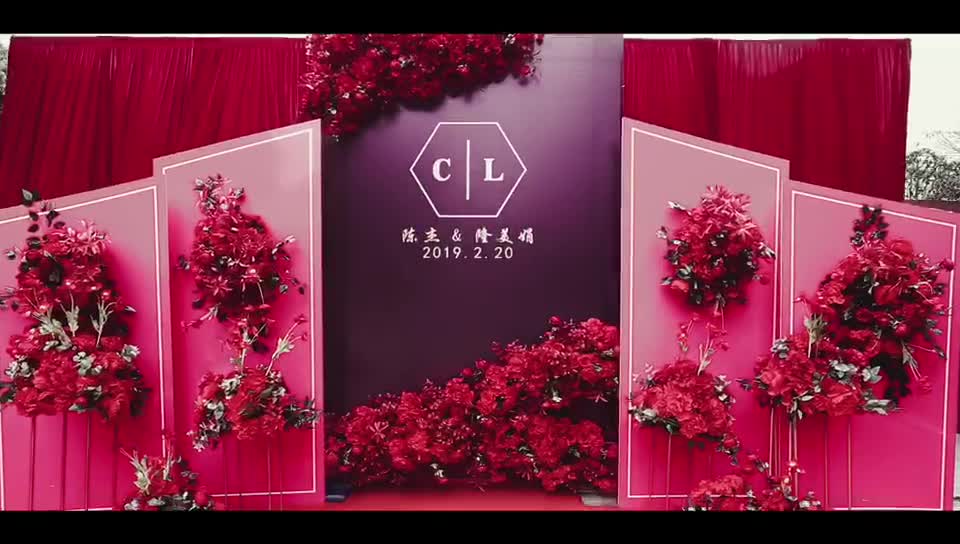 红色简欧风/坝坝宴也能如此高大上