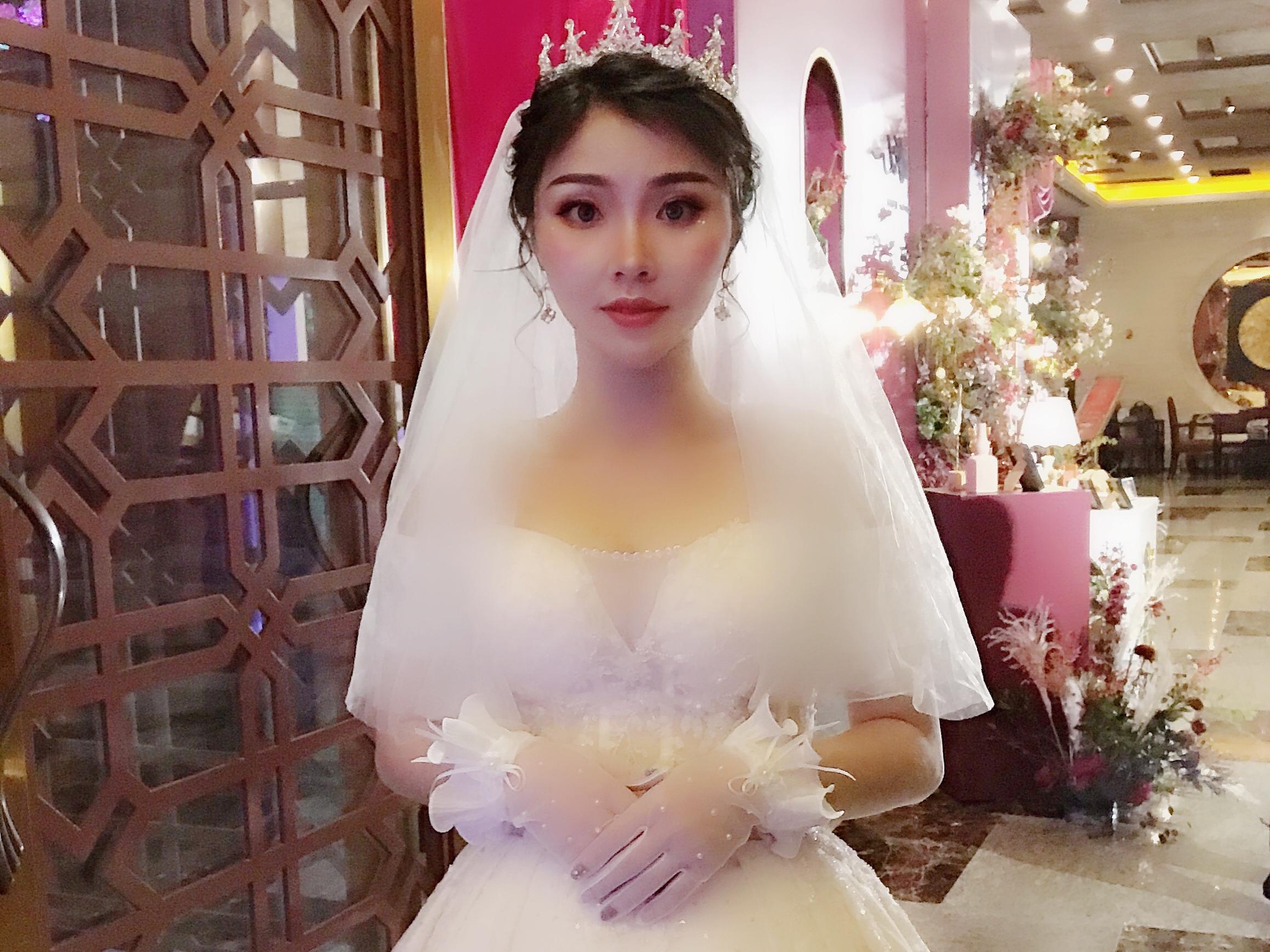 新娘妆面效果图新娘试妆效果图