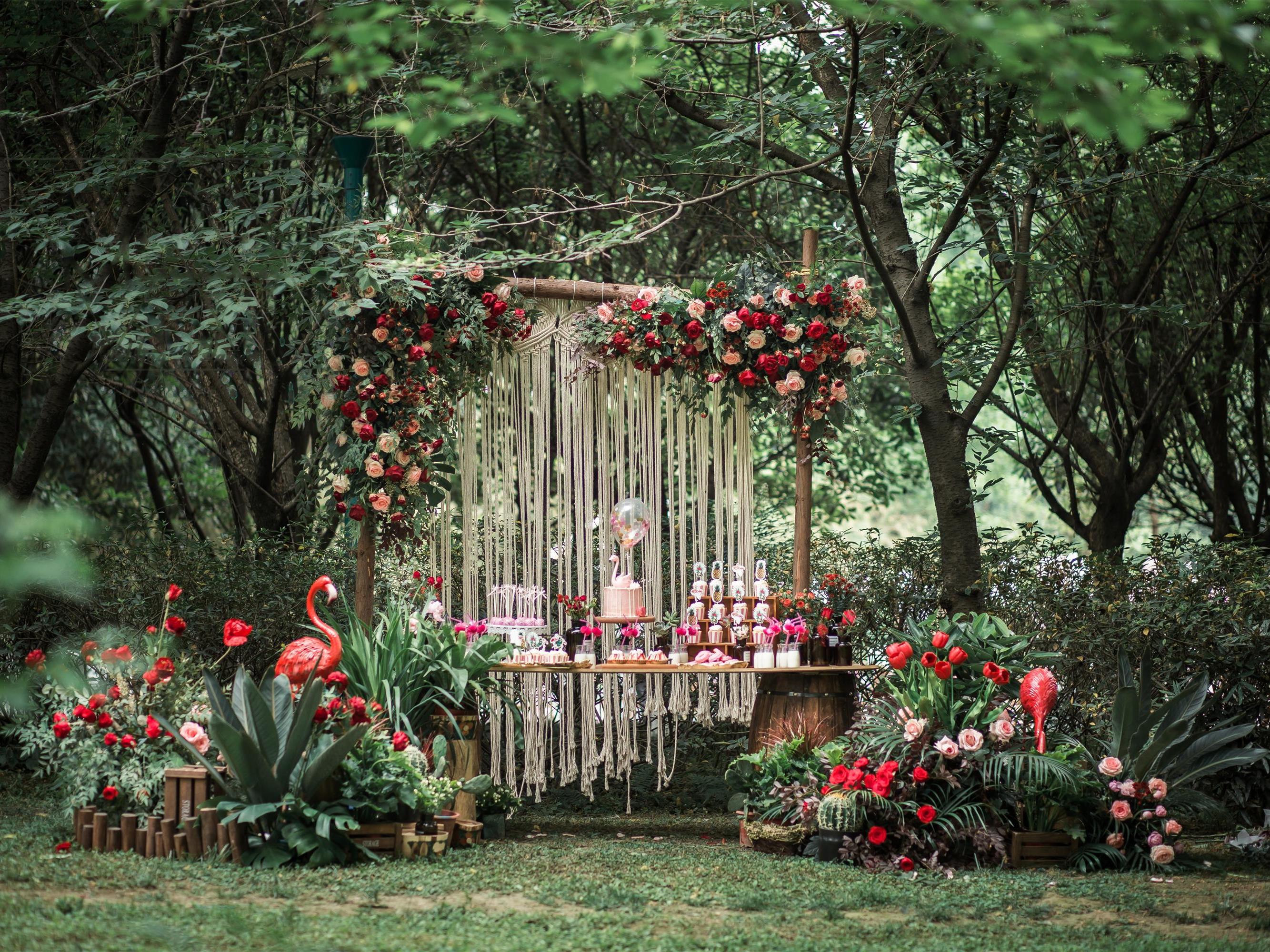 【白头吟】红绿色森系婚礼