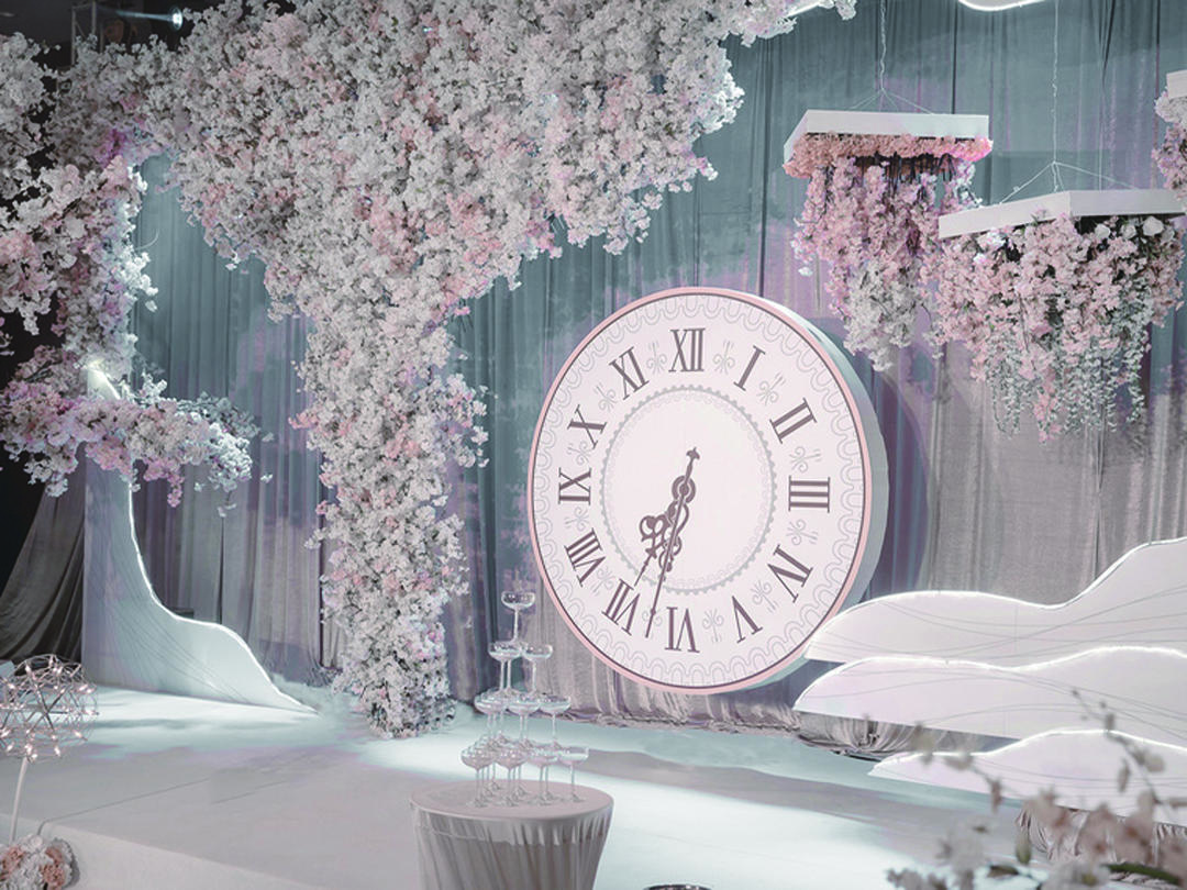 『时光轴』清新 香槟粉主题婚礼